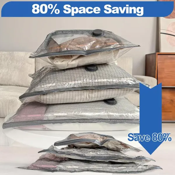 🎁 Hot Sale 49% OFF 🔥6-Pack USB Electric Vacuum Compression Bags – Save Space, Travel Light!