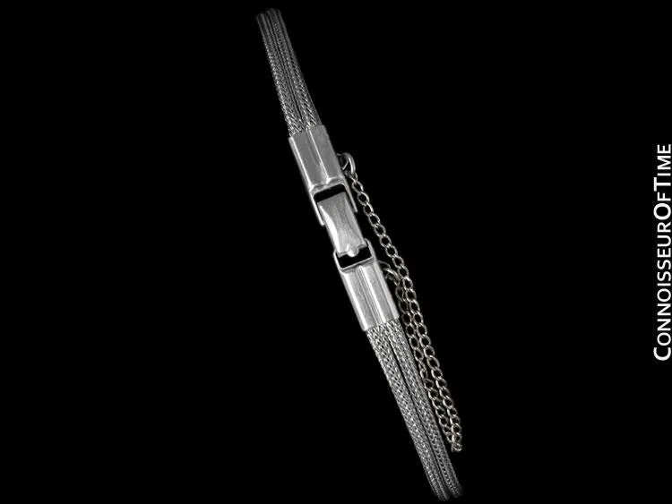 1961 Omega Vintage Ladies Watch - 14K White Gold & Diamonds