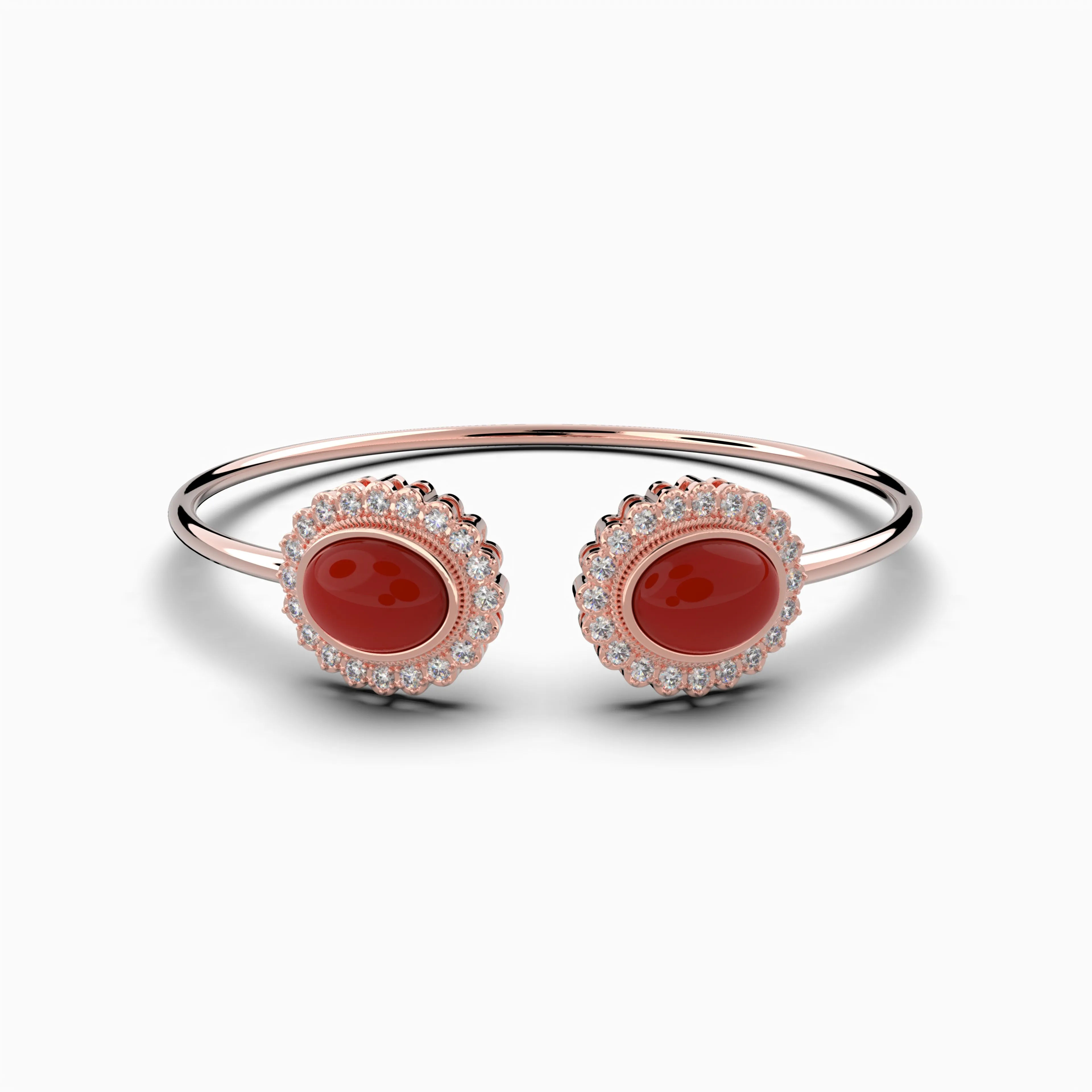 Agate Stone Bangle - Isla