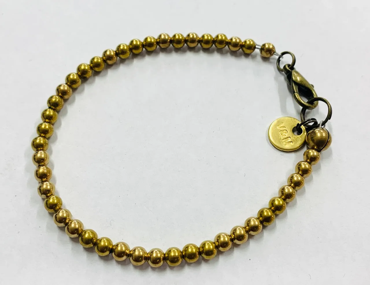 Beaded metal bracelets