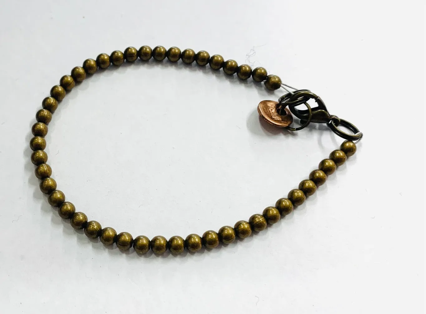 Beaded metal bracelets