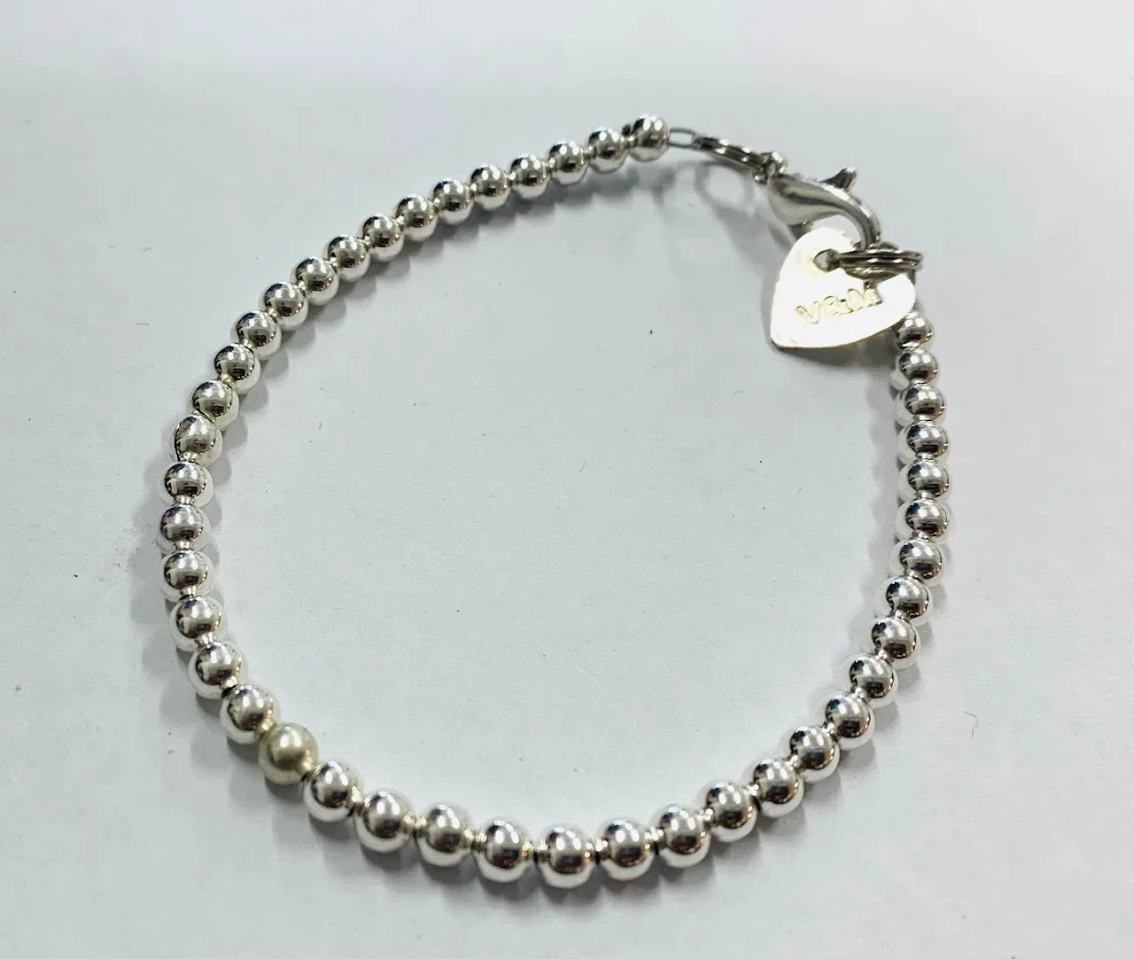 Beaded metal bracelets