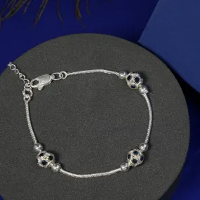 Beaded silver Bracelets