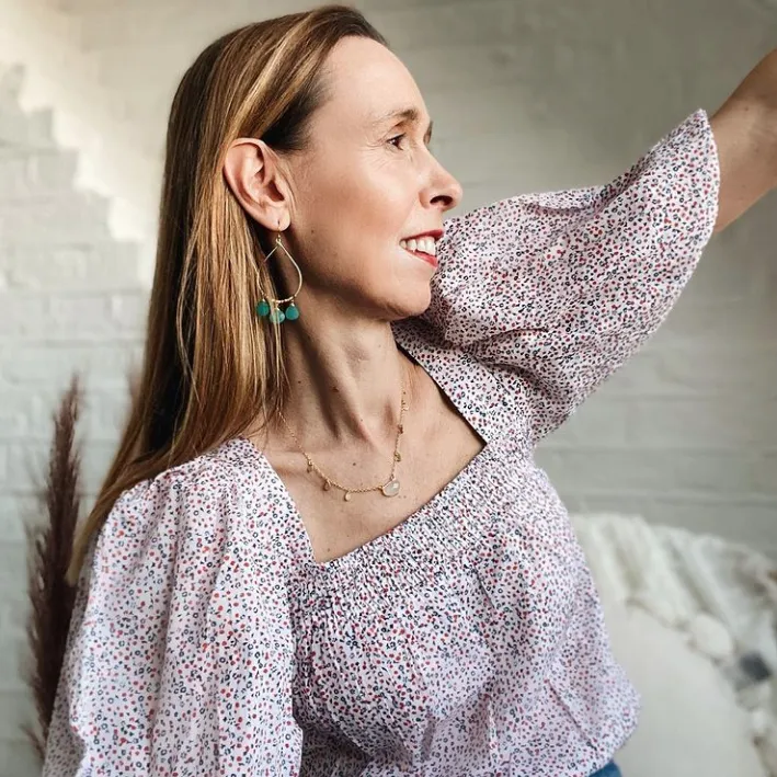 Bella Aqua Chalcedony Earrings