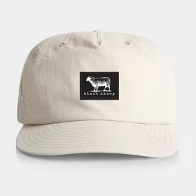 Black Sheep Nylon "Surf Cap" Snapback Hat Bone