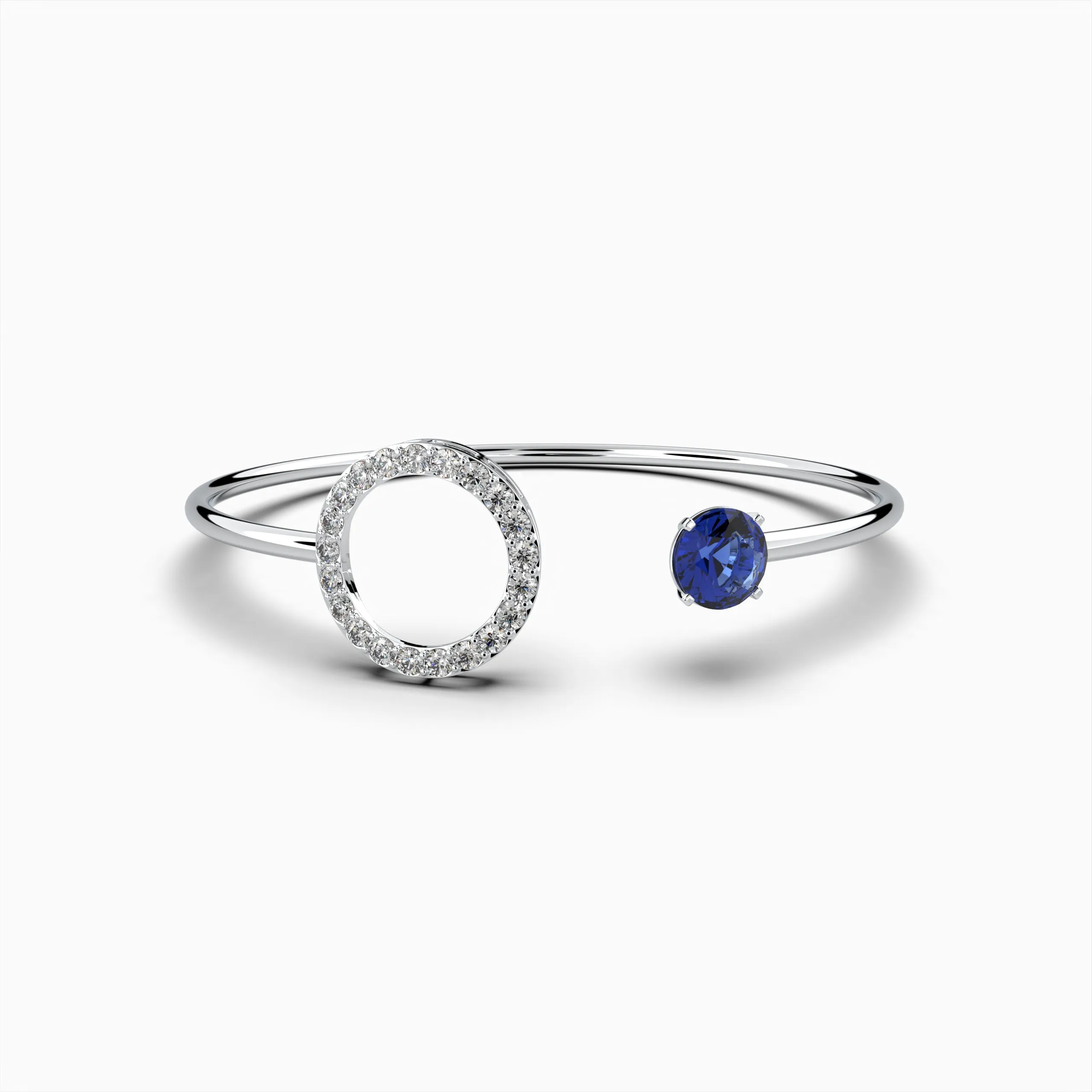 Blue Tanzanite Stone Bangles - Vera