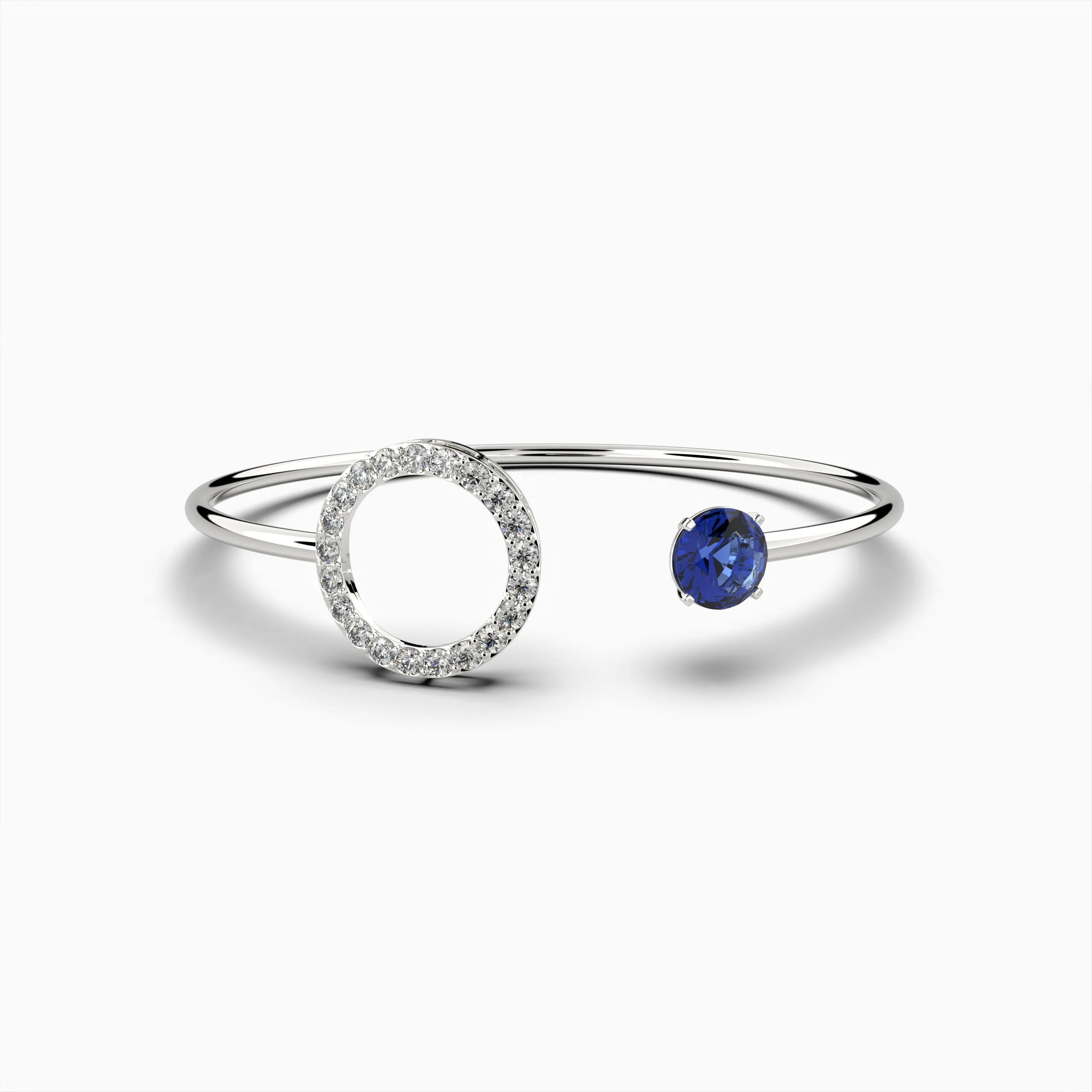 Blue Tanzanite Stone Bangles - Vera