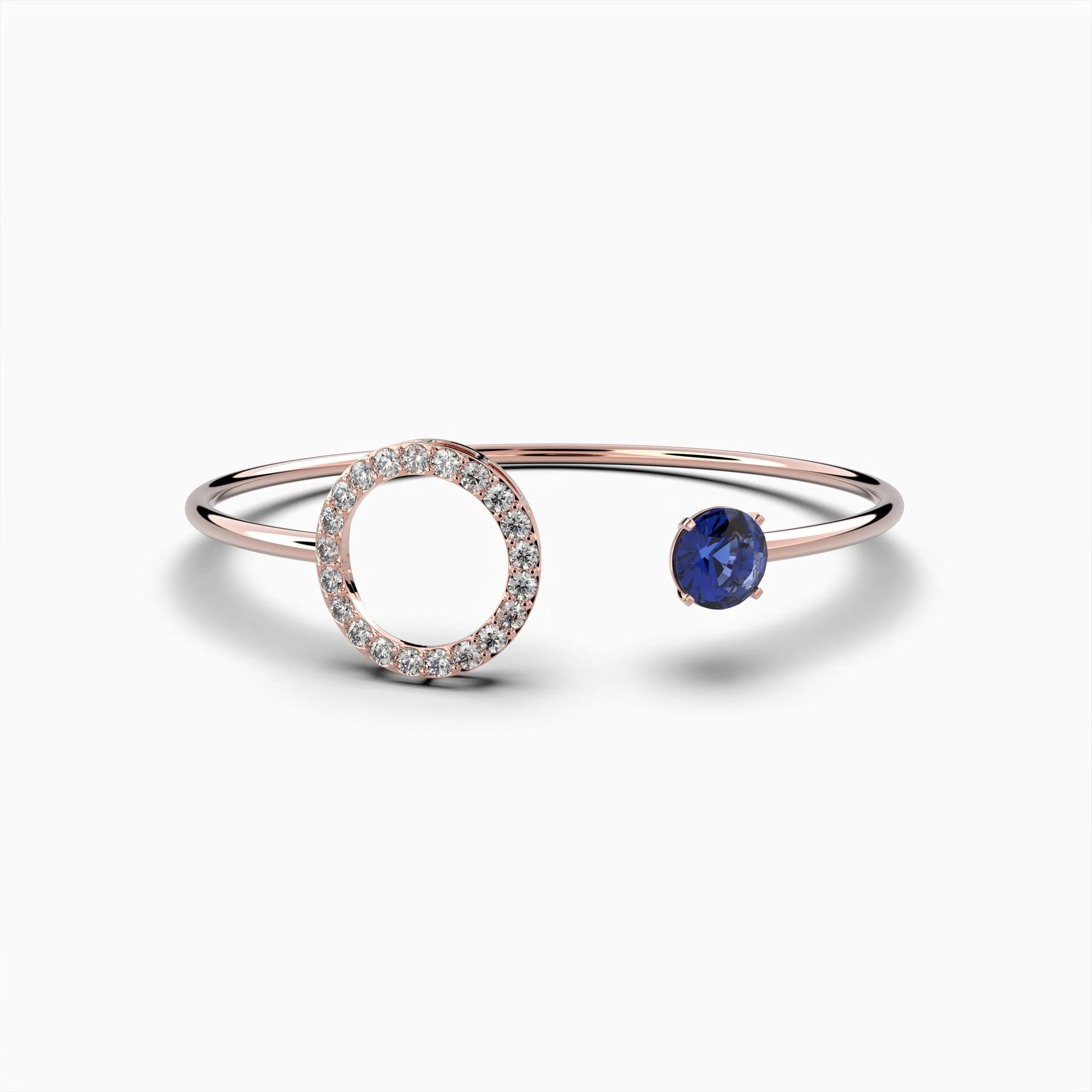 Blue Tanzanite Stone Bangles - Vera