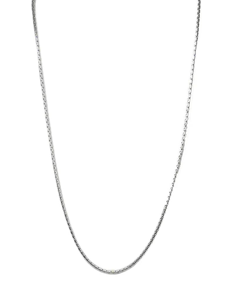 Box Silver Rounded Necklaces