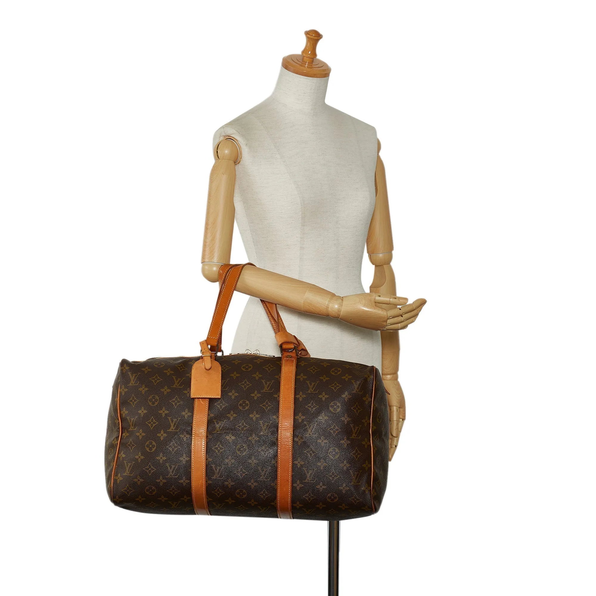 Brown Louis Vuitton Monogram Sac Souple 45 Travel Bag