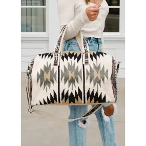 Cheyenne Grey Aztec Duffel