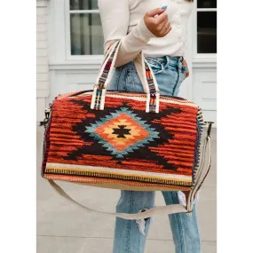 Cheyenne Rust Aztec Duffel