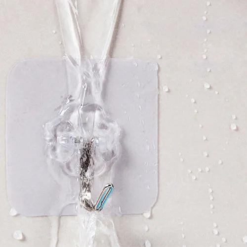 Clear Adhesive Wall Hooks