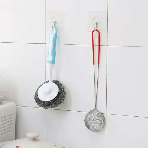 Clear Adhesive Wall Hooks