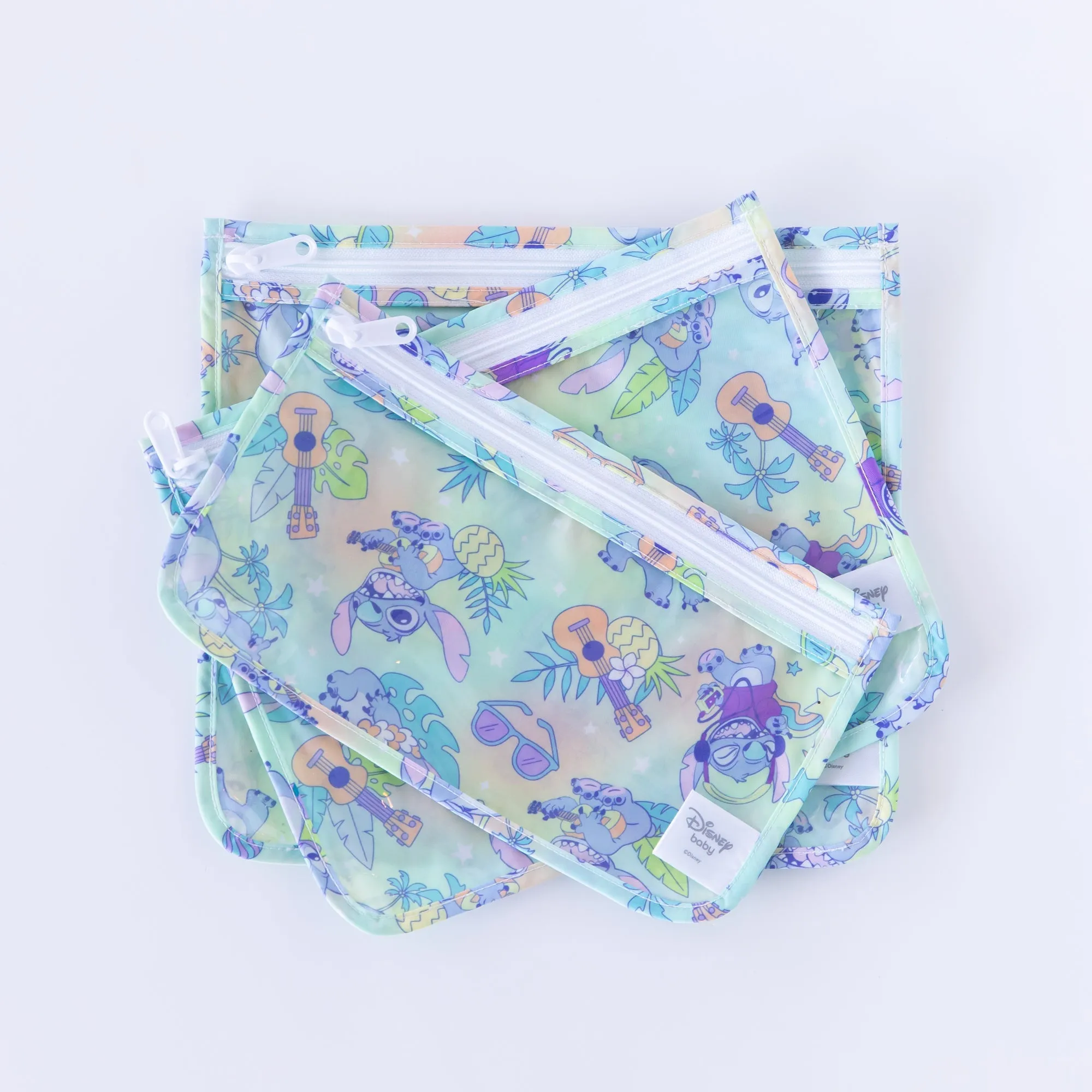 Clear Travel Bag 3 Pack: Aloha Stitch