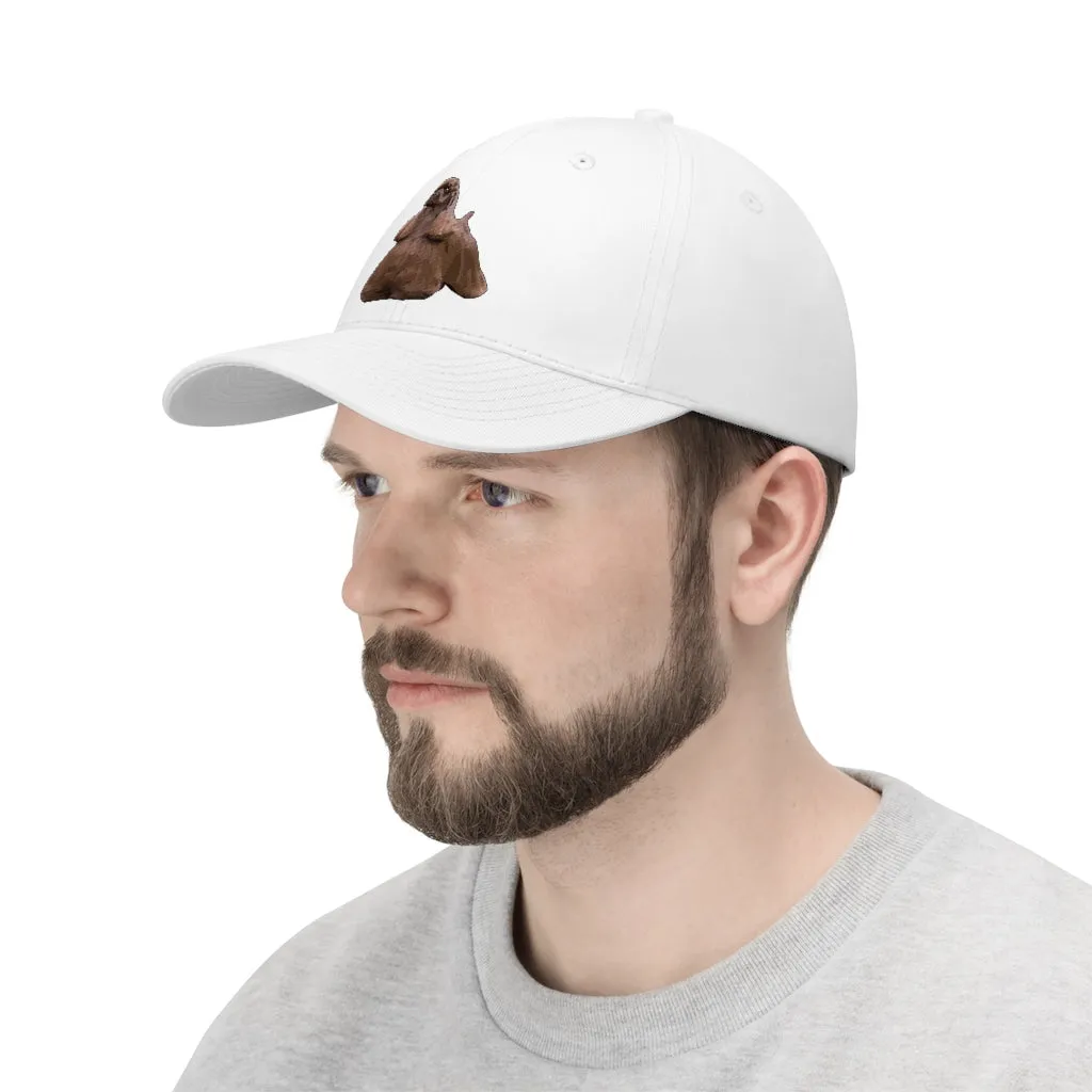 Cocker Spaniel Unisex Twill Hat, 10 Colors, One Size