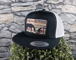 DE RANCHO Adjustable Snapback Hat Meshback Cap