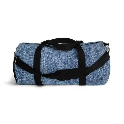 Duffel Bags, Deep Blue Denim Style Bag