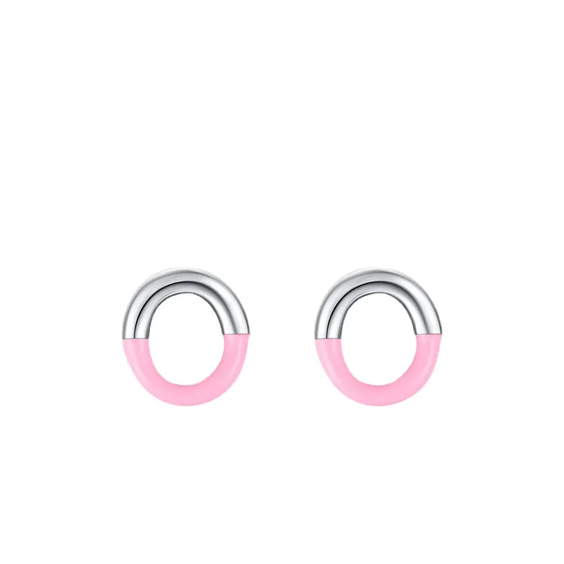 Elegant 925 Sterling Silver Geometric Drop Earrings for Stylish Women