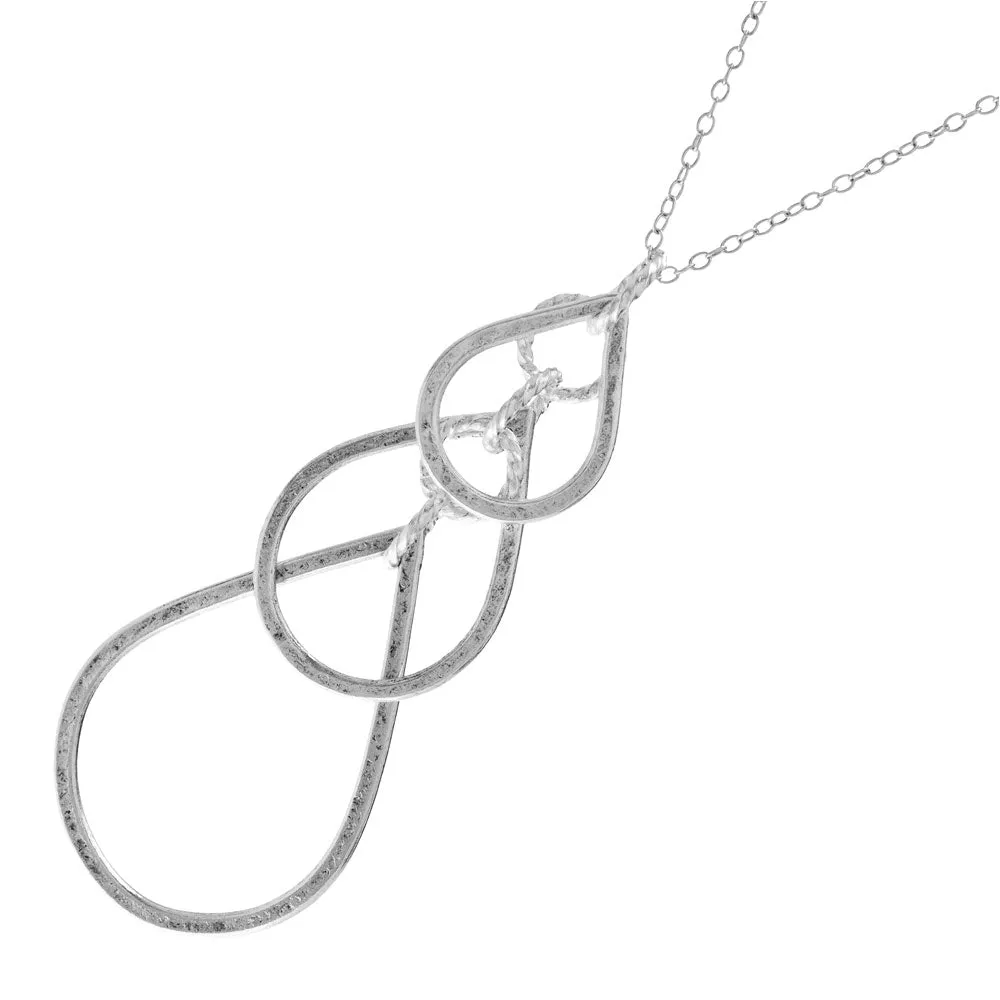 Falling Teardrops Necklace
