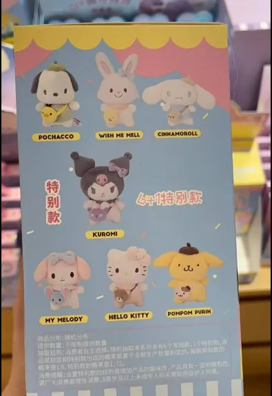 Family Travel Plush Pendant Blind Box
