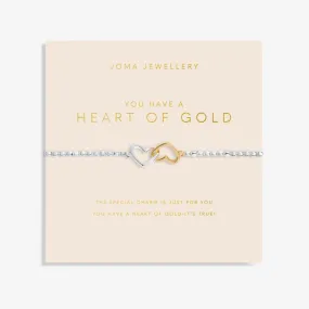 Forever Yours 'You Have A Heart Of Gold' Bracelet