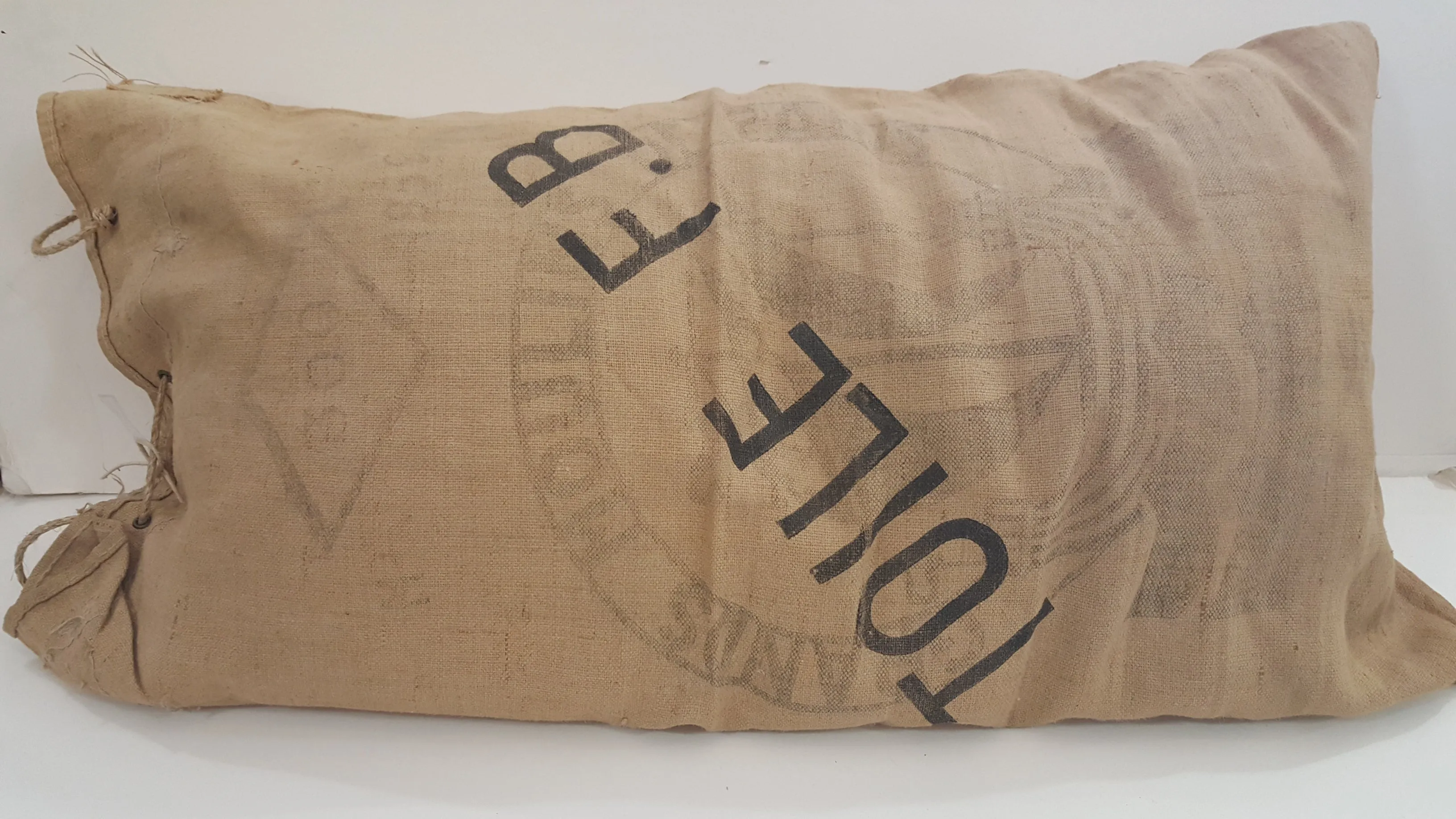 French Grain Sack or Duffel Body Pillow Case, Assorted Images