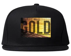 Gold Bricks Money Luxury Bank Cash Snapback Hat