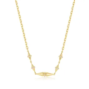Gold Geometric Chain Necklace
