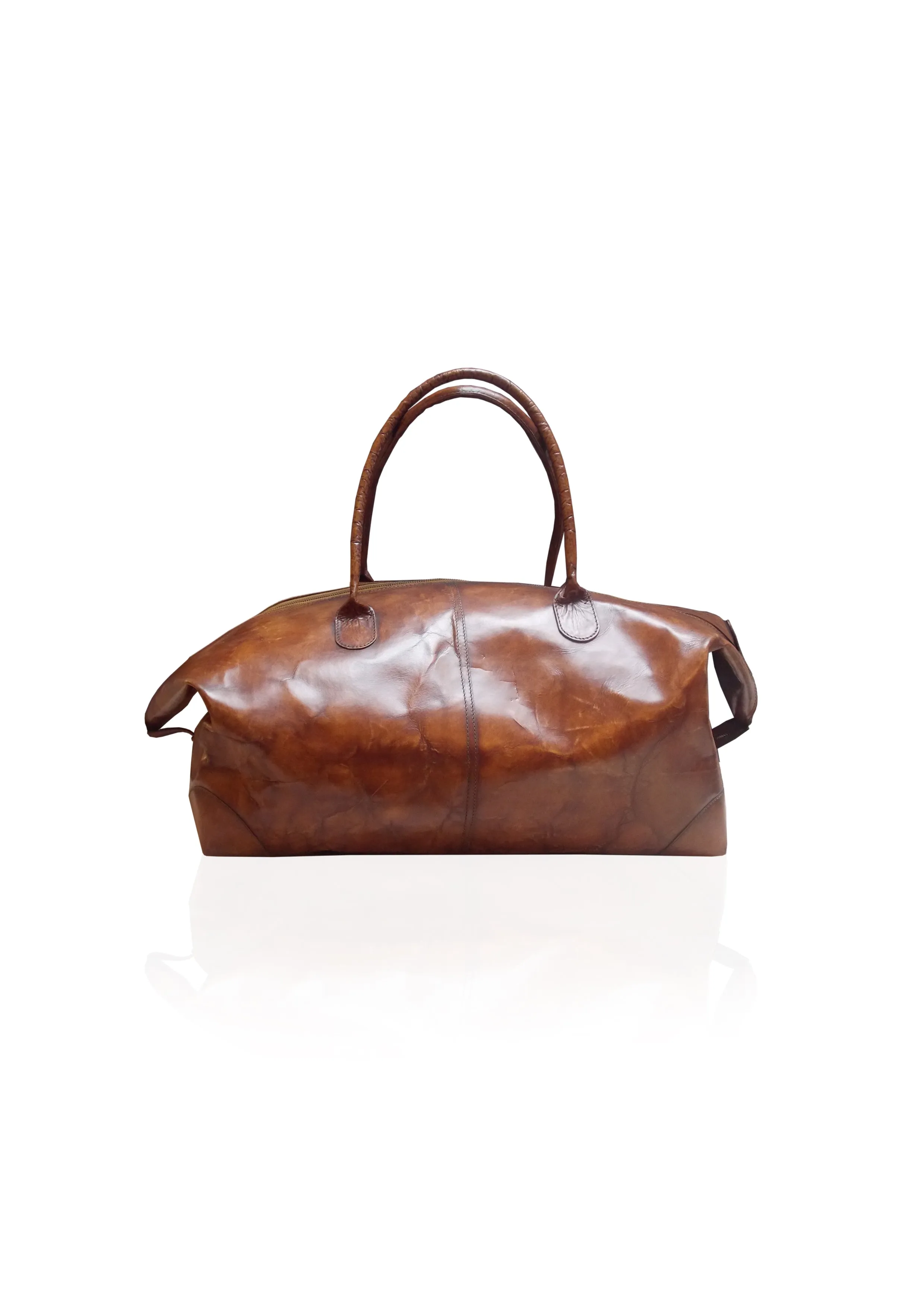 Havana Leather Travel Bag