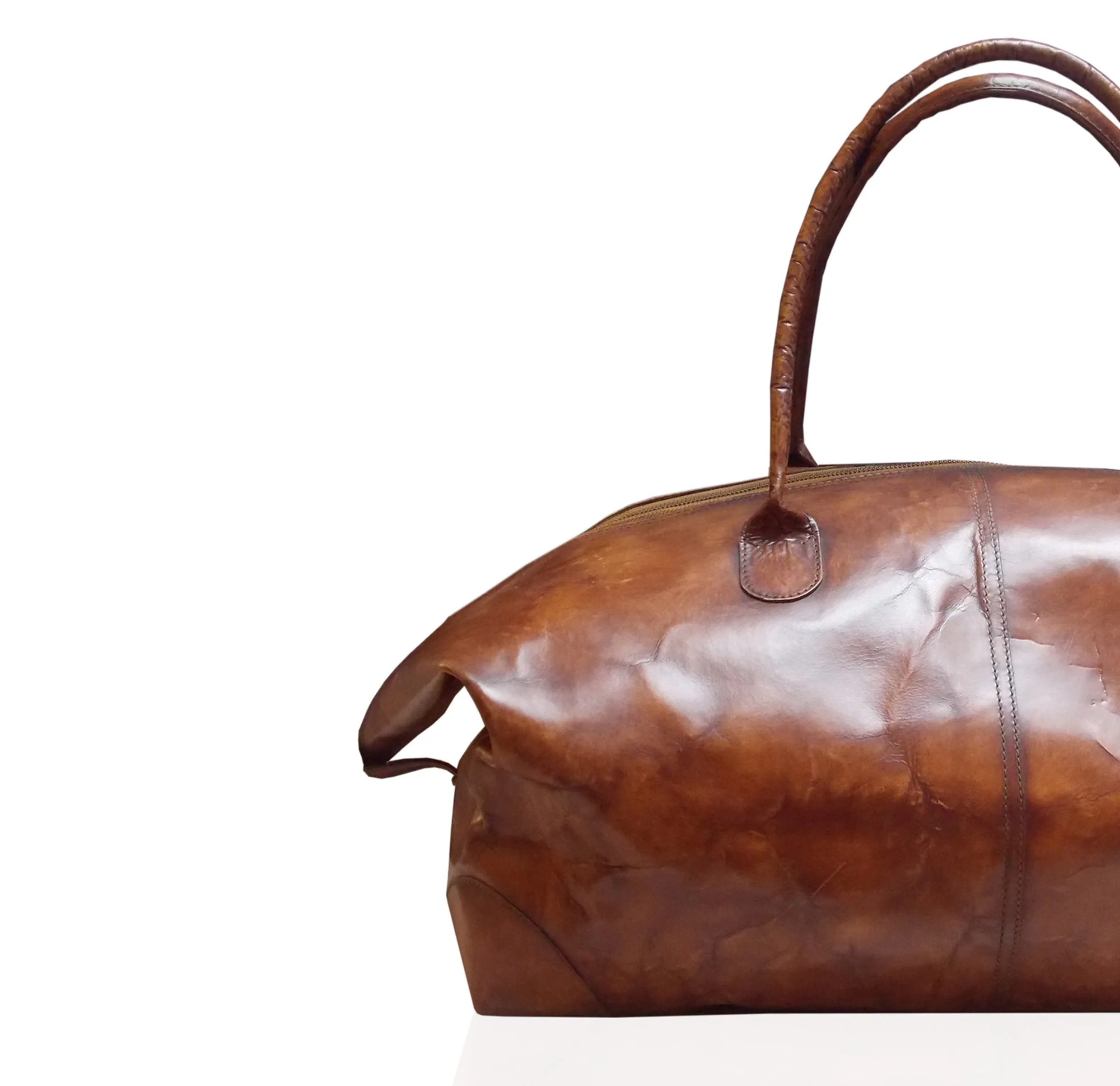 Havana Leather Travel Bag