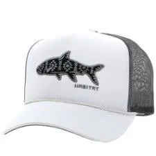 HOOEY "HABITAT" WHITE/GREY HAT