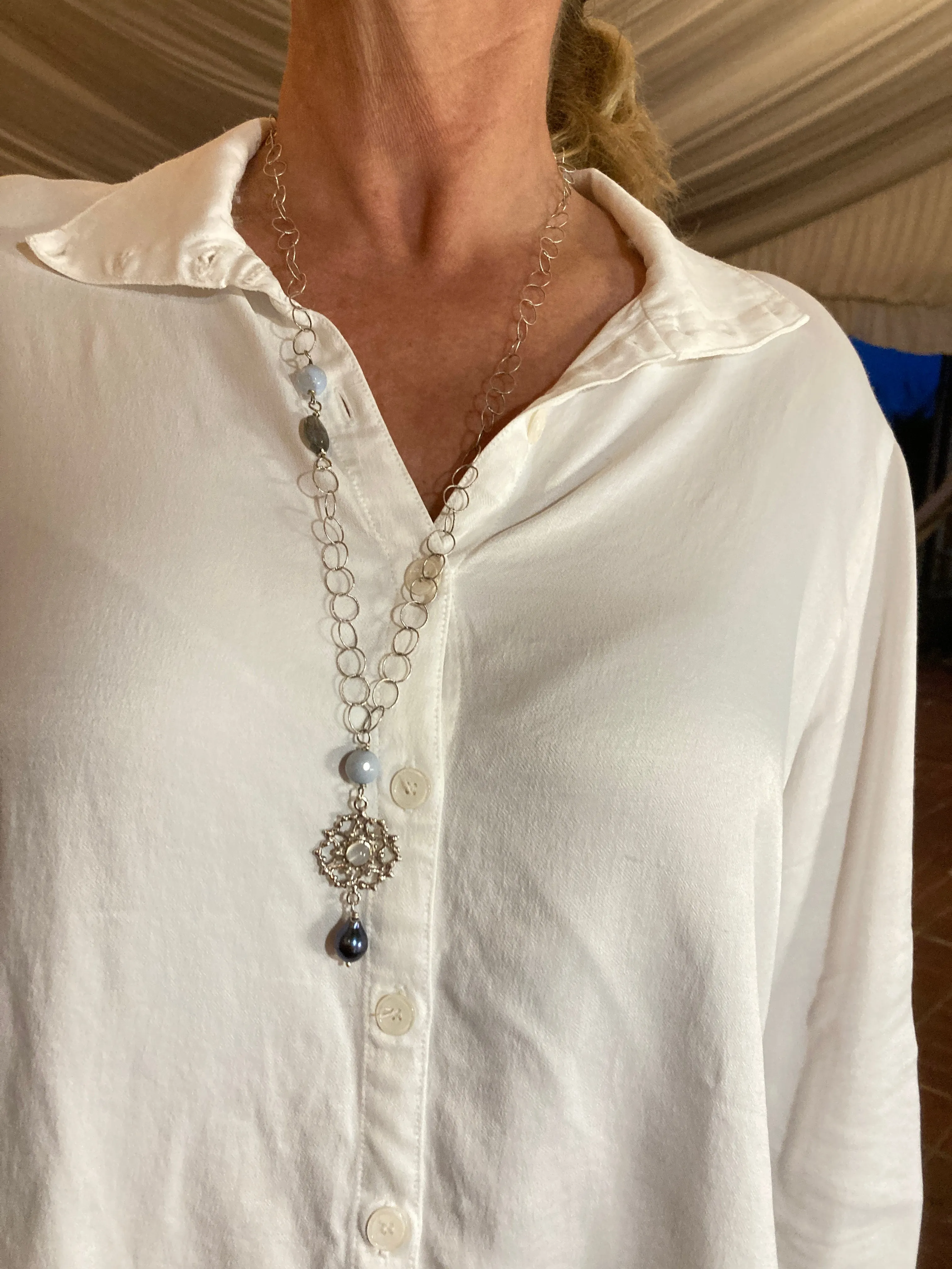 Kaleidoscope Necklace Long