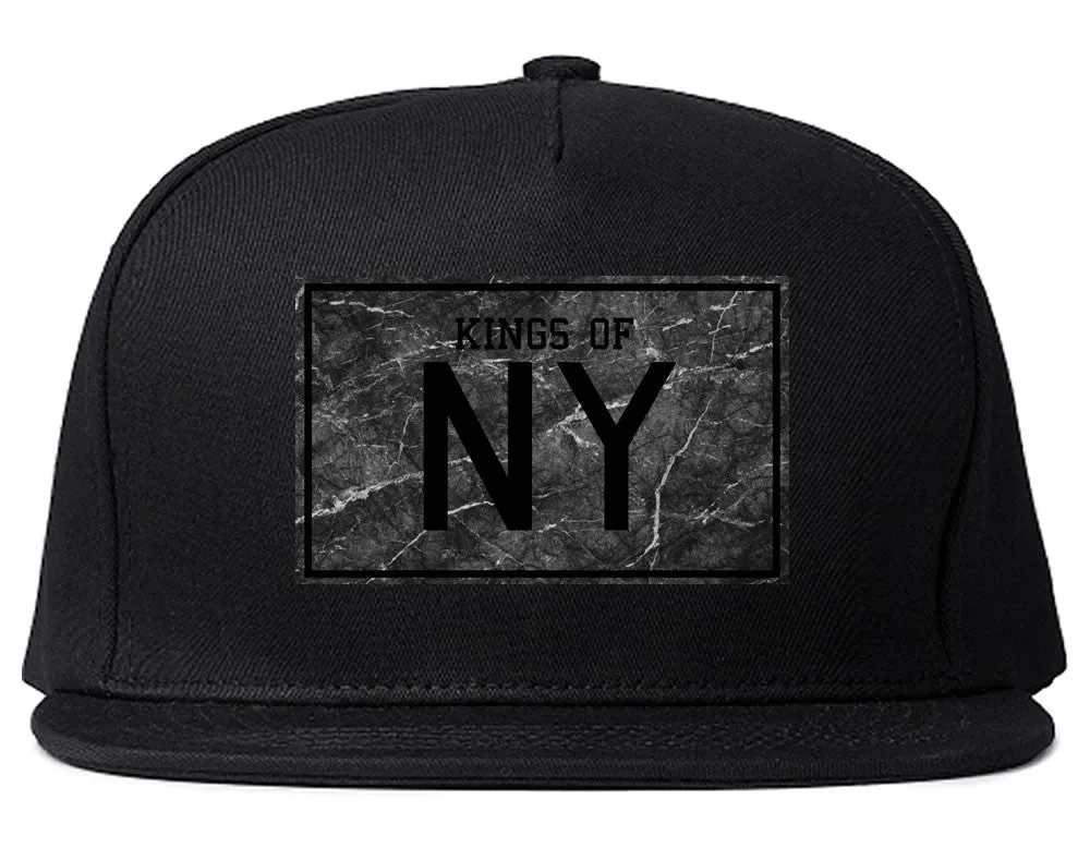 Kings Of NY Granite Print Snapback Hat