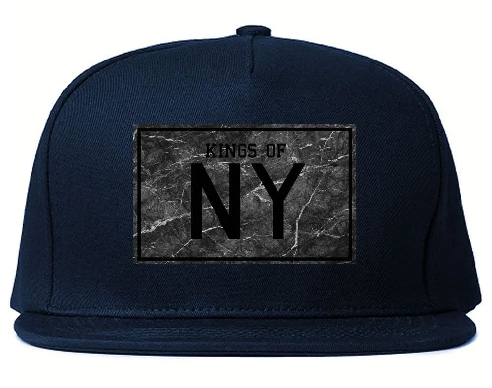 Kings Of NY Granite Print Snapback Hat