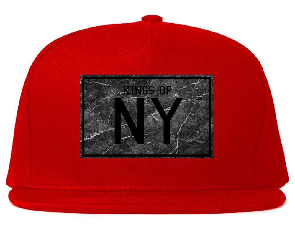 Kings Of NY Granite Print Snapback Hat