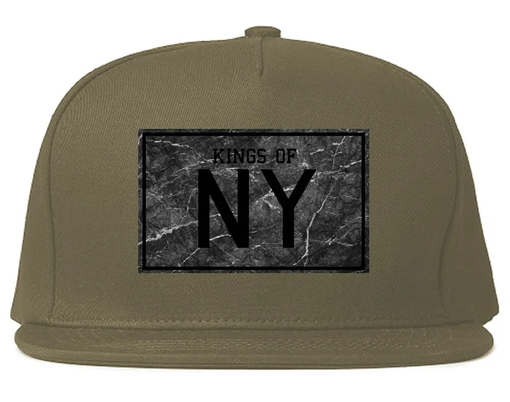 Kings Of NY Granite Print Snapback Hat