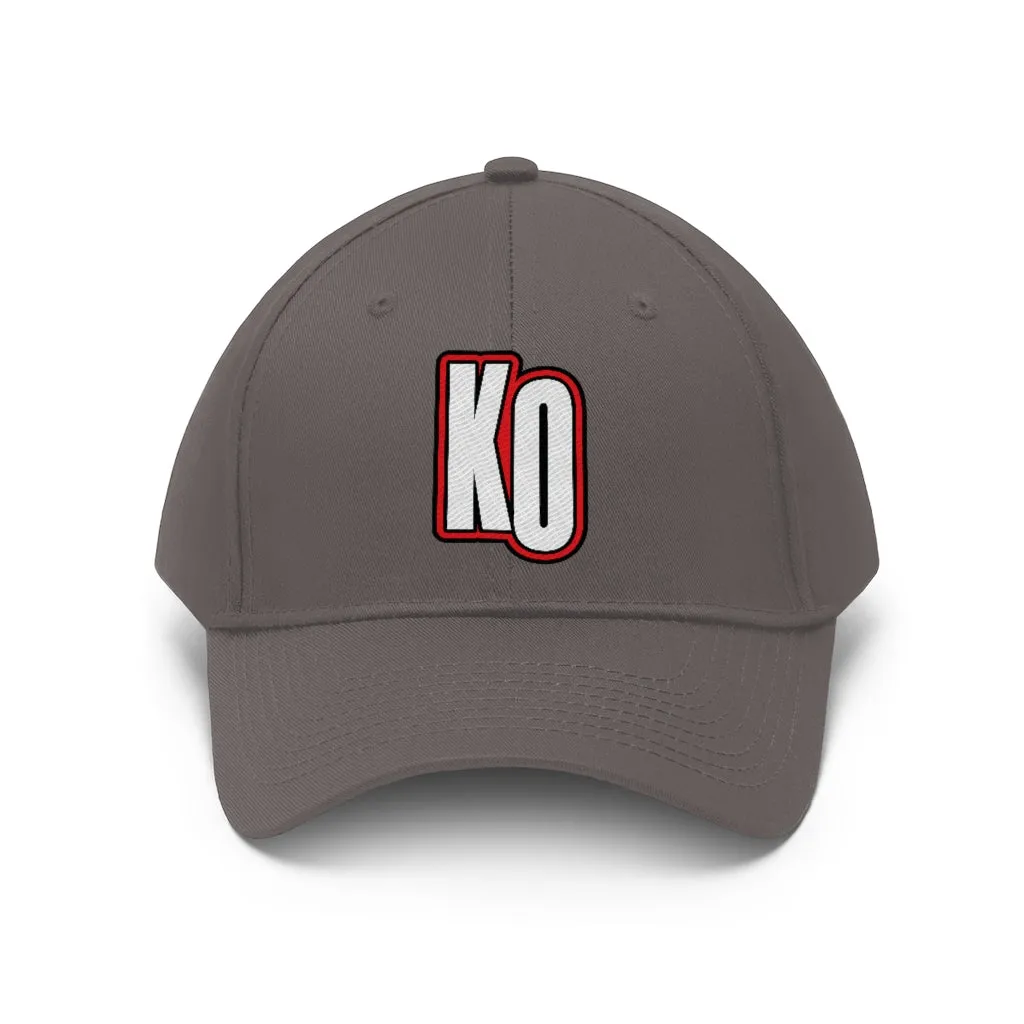 Knockouts Twill Hat, 100% Cotton, Adjustable Velcro Closure, 10 Colors, FREE Shipping, Made in the USA!!