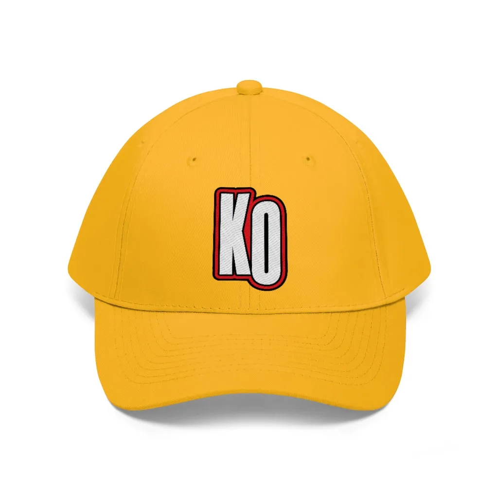 Knockouts Twill Hat, 100% Cotton, Adjustable Velcro Closure, 10 Colors, FREE Shipping, Made in the USA!!
