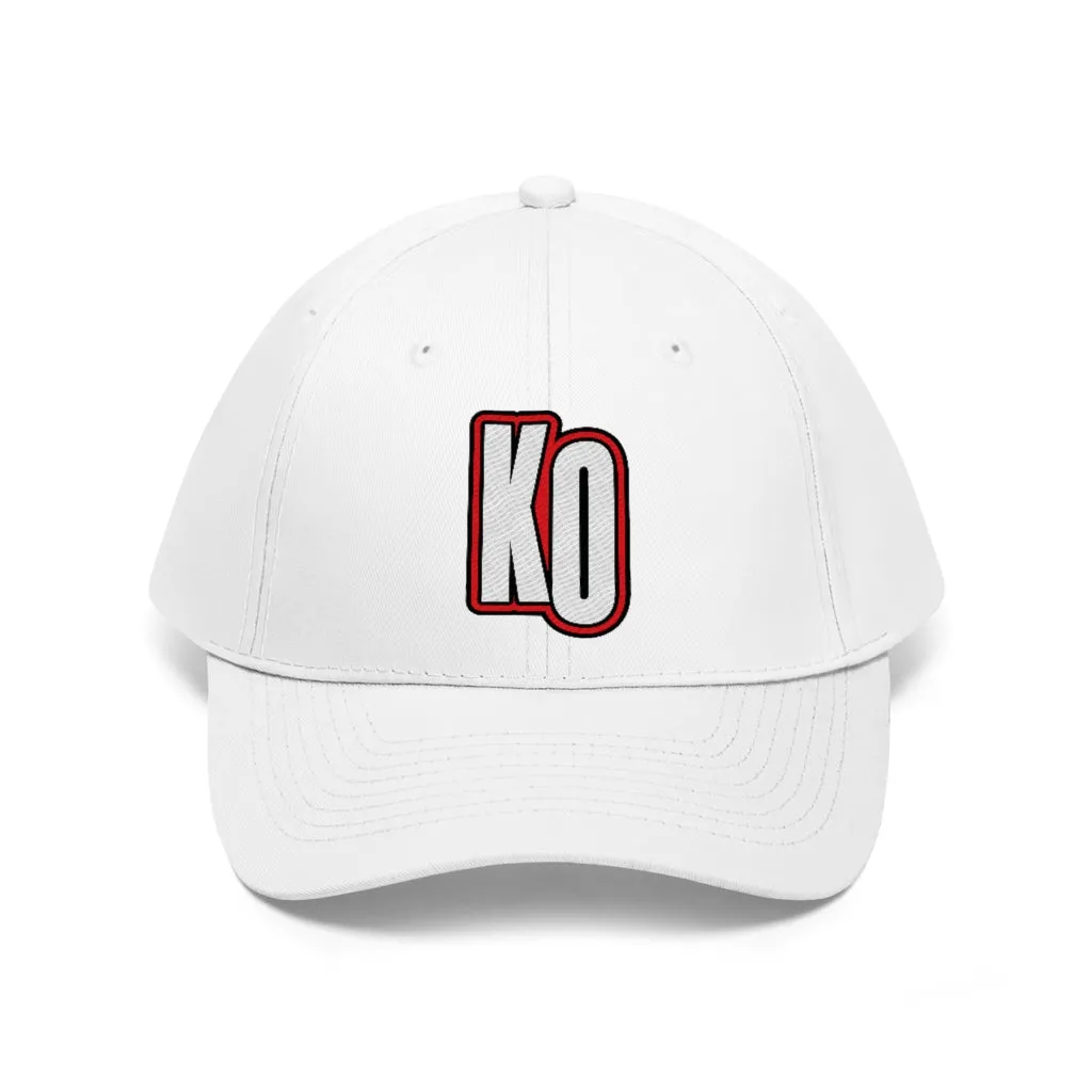 Knockouts Twill Hat, 100% Cotton, Adjustable Velcro Closure, 10 Colors, FREE Shipping, Made in the USA!!