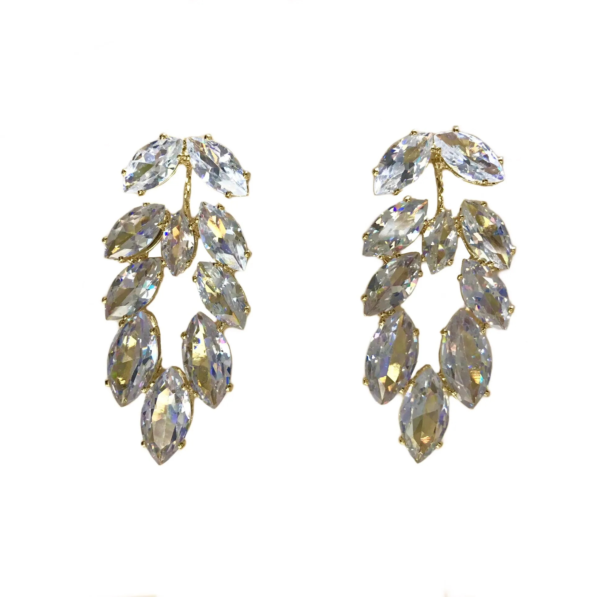 Marquis Vine Statement Earring