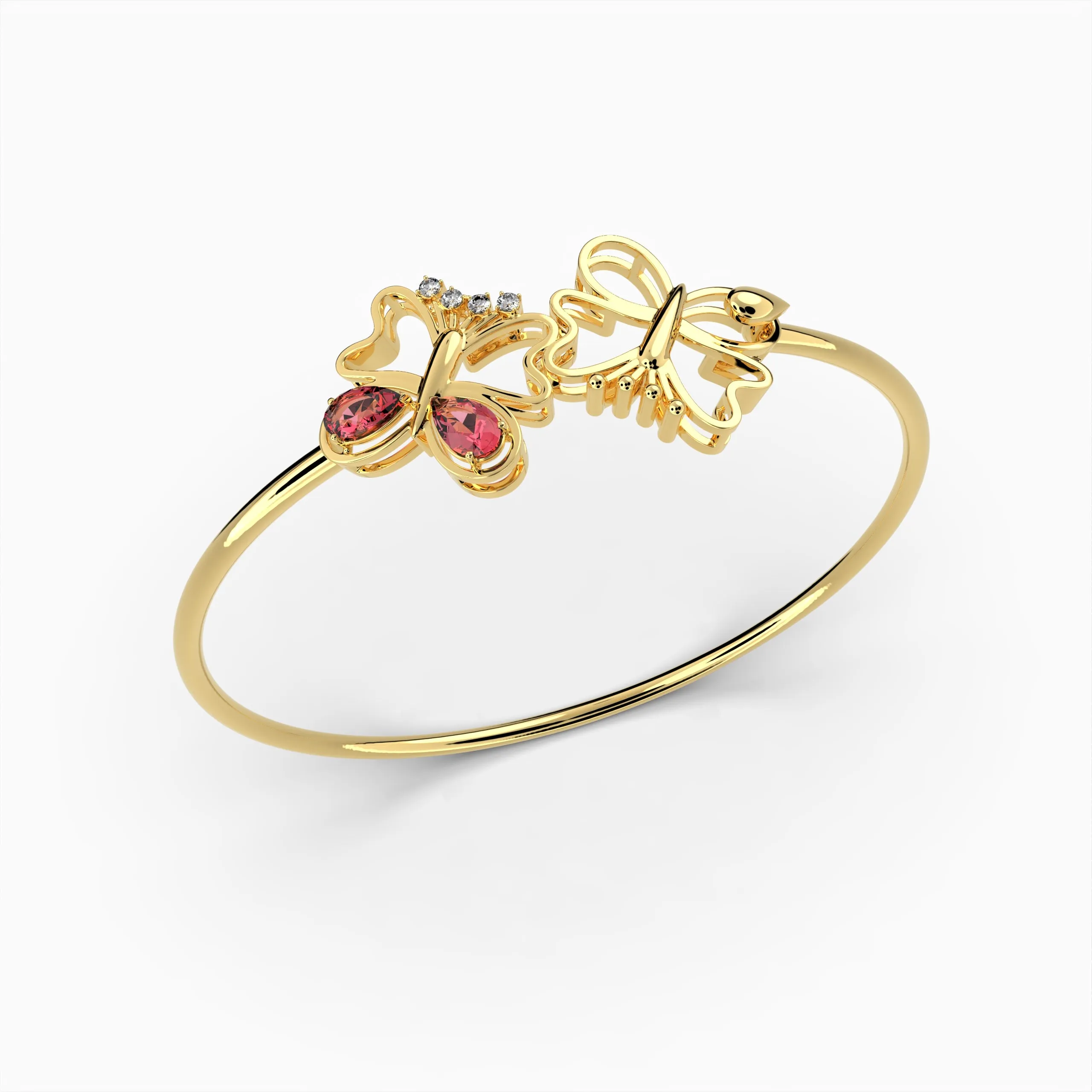Mozambique Ruby Bangles - Marfa
