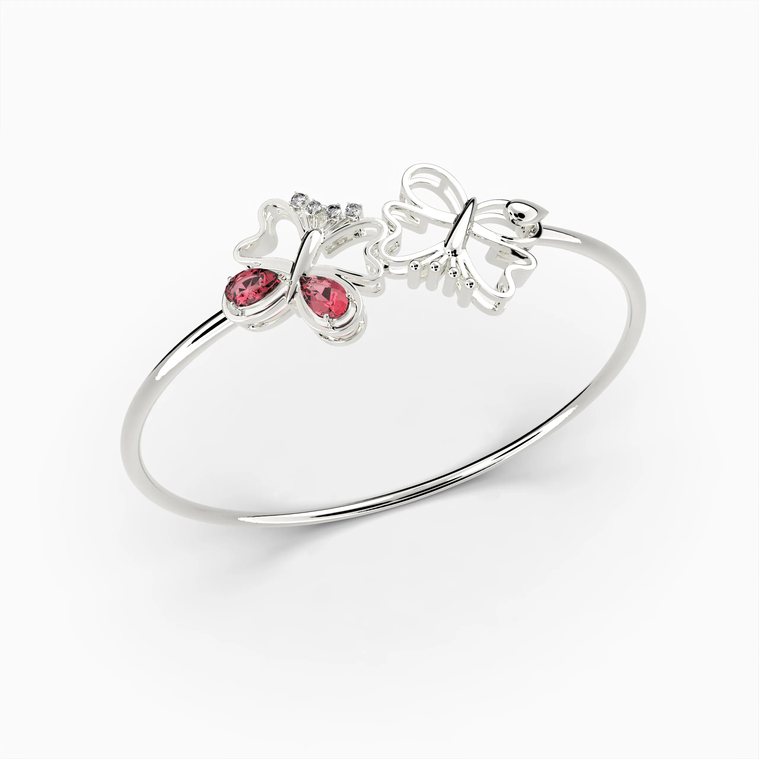 Mozambique Ruby Bangles - Marfa