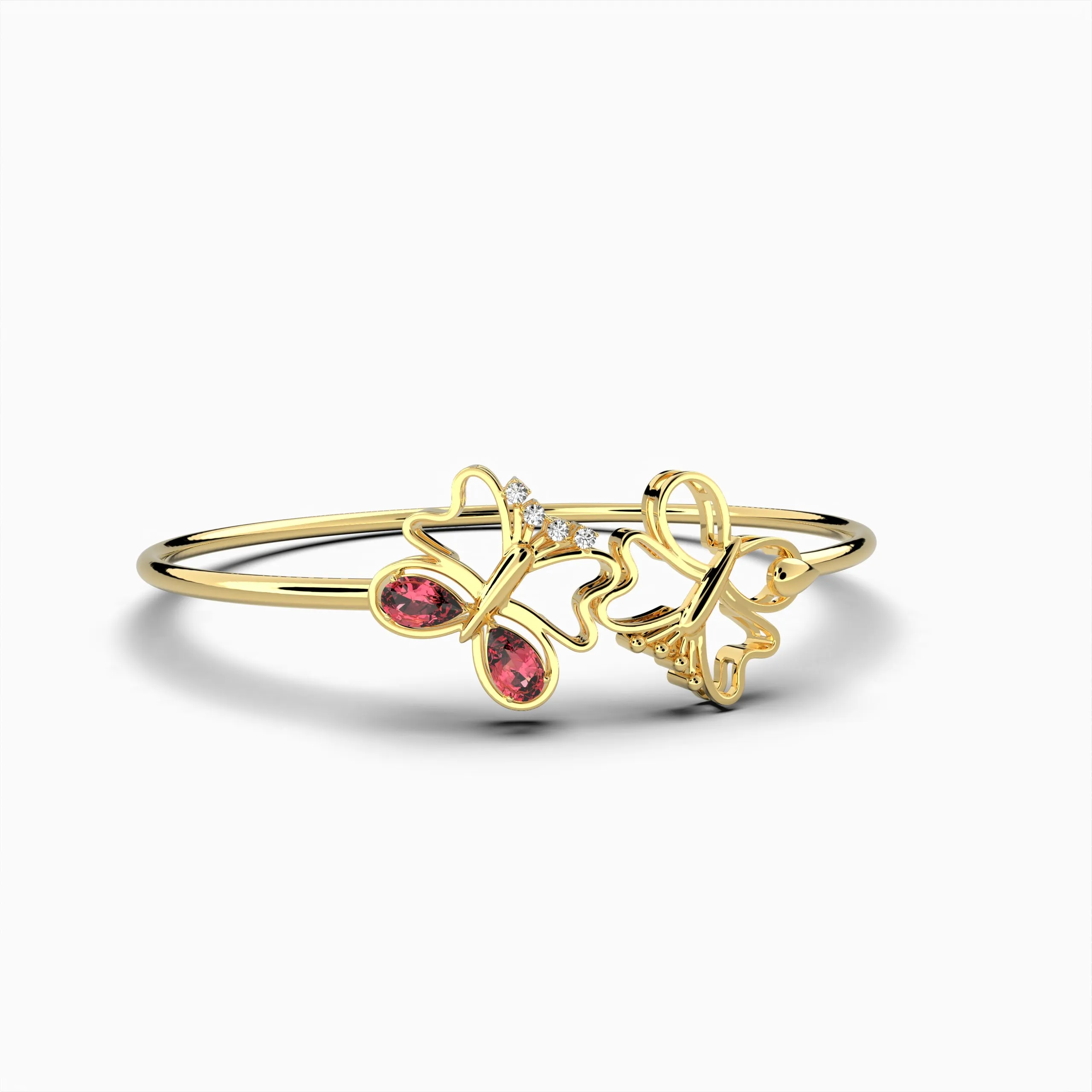 Mozambique Ruby Bangles - Marfa