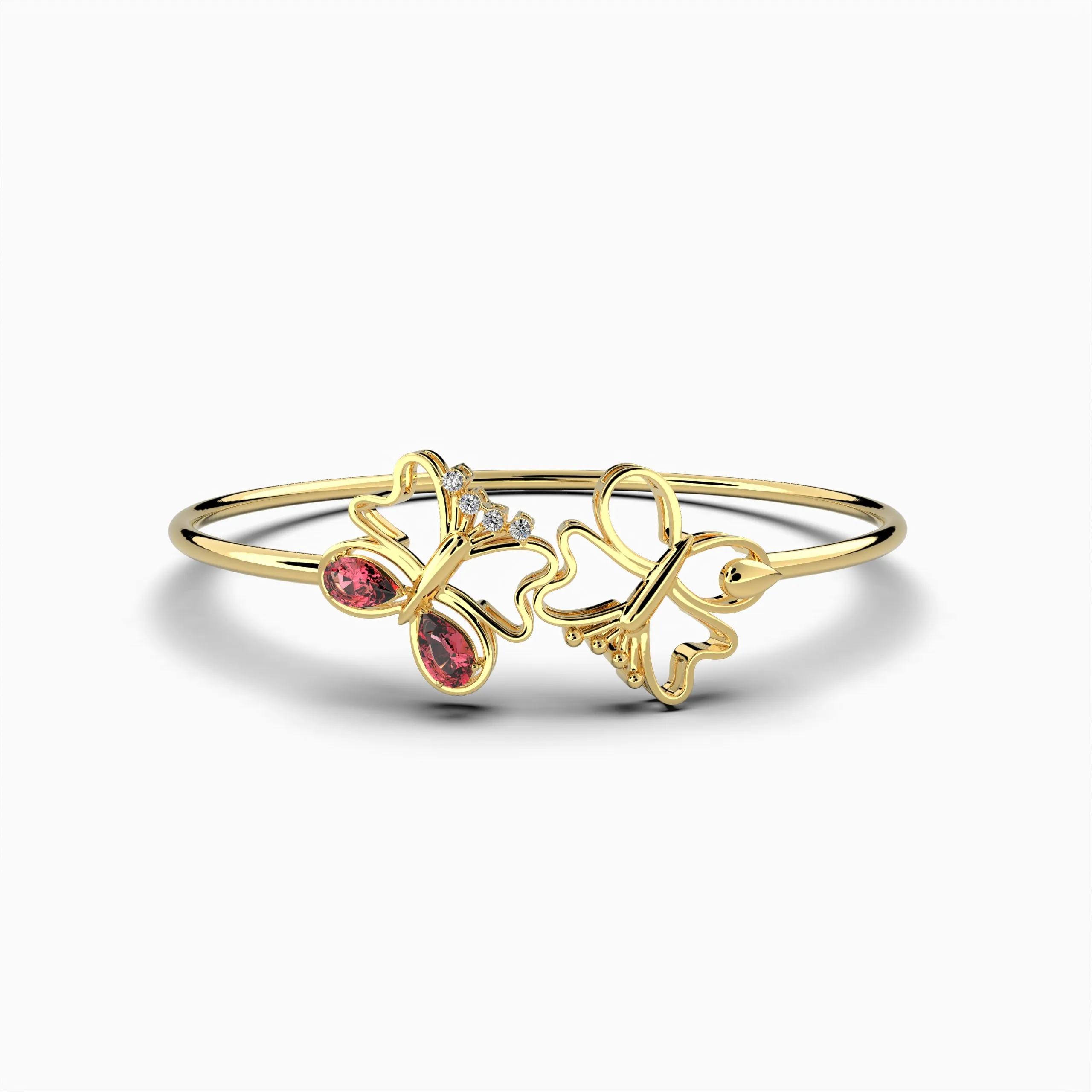 Mozambique Ruby Bangles - Marfa