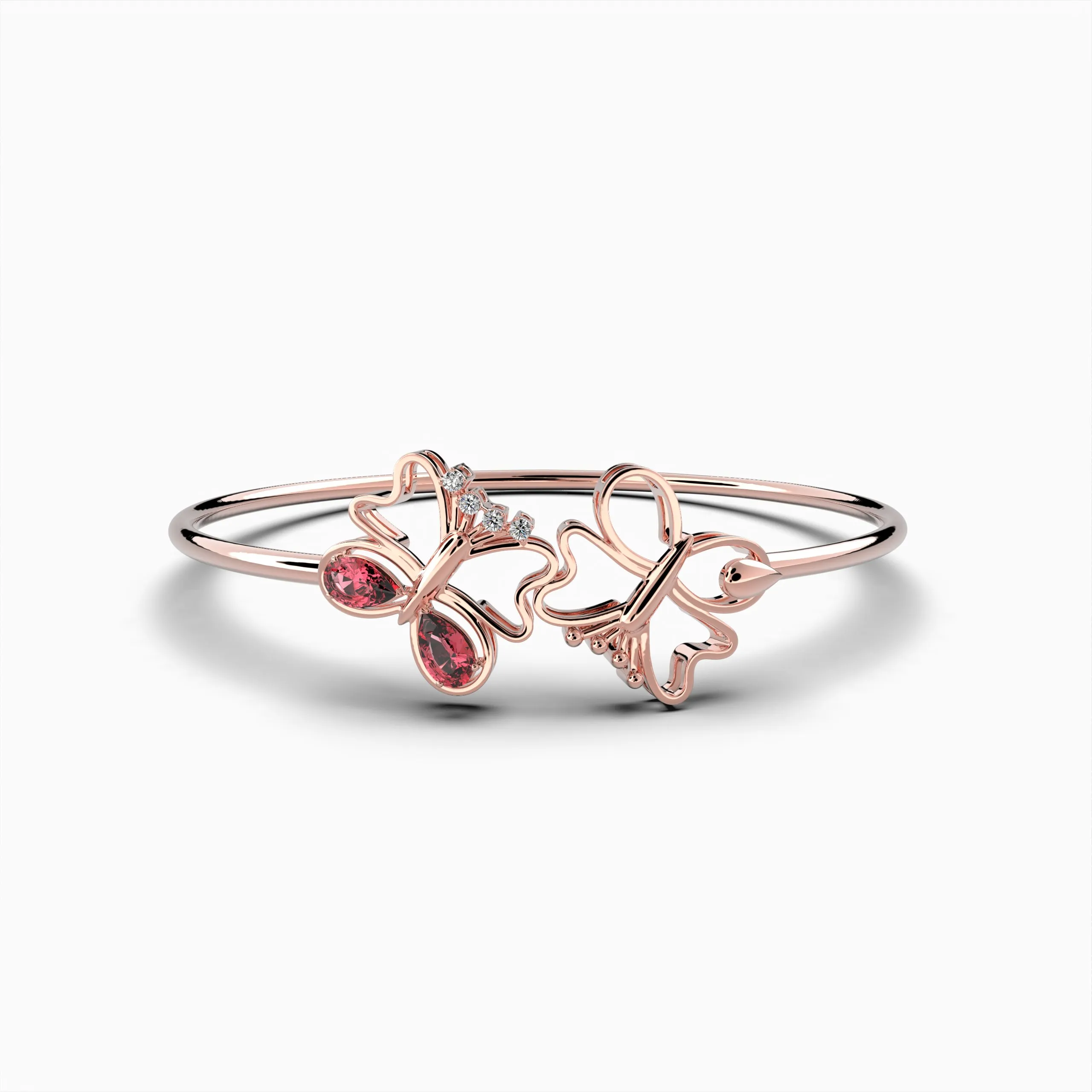 Mozambique Ruby Bangles - Marfa