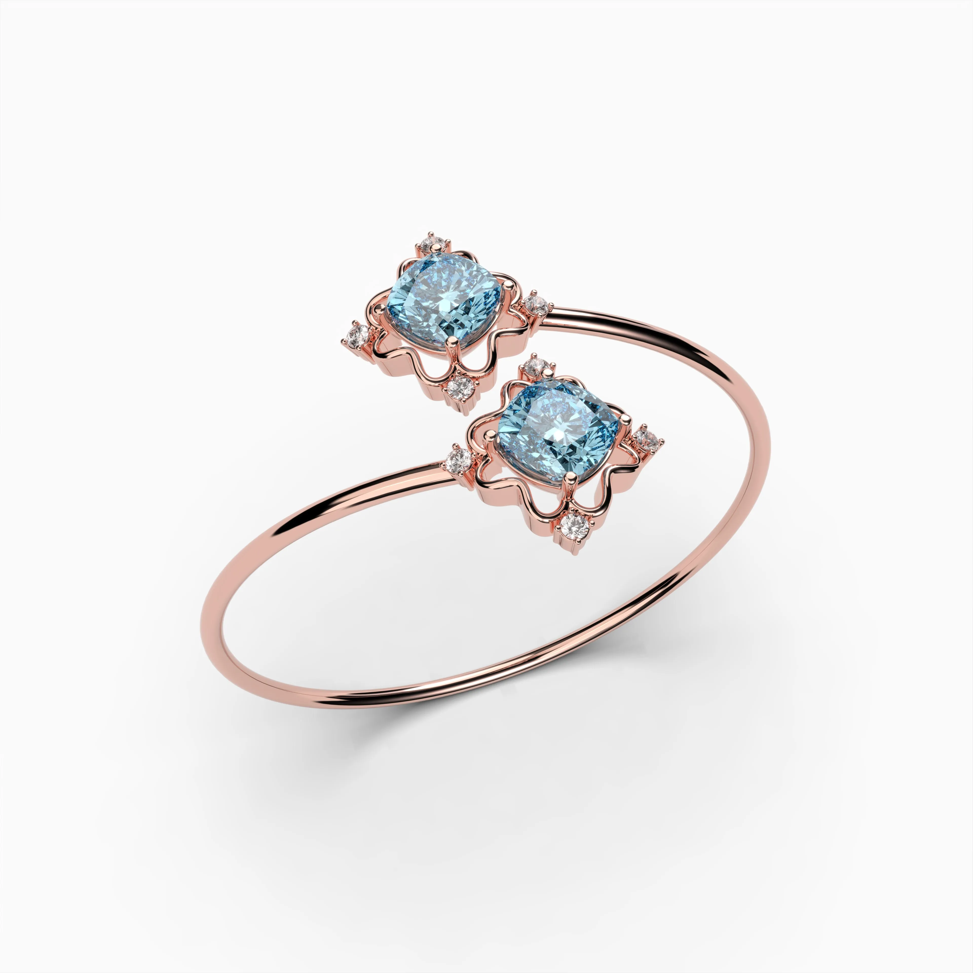Natural Apatite Bangles - Sadie
