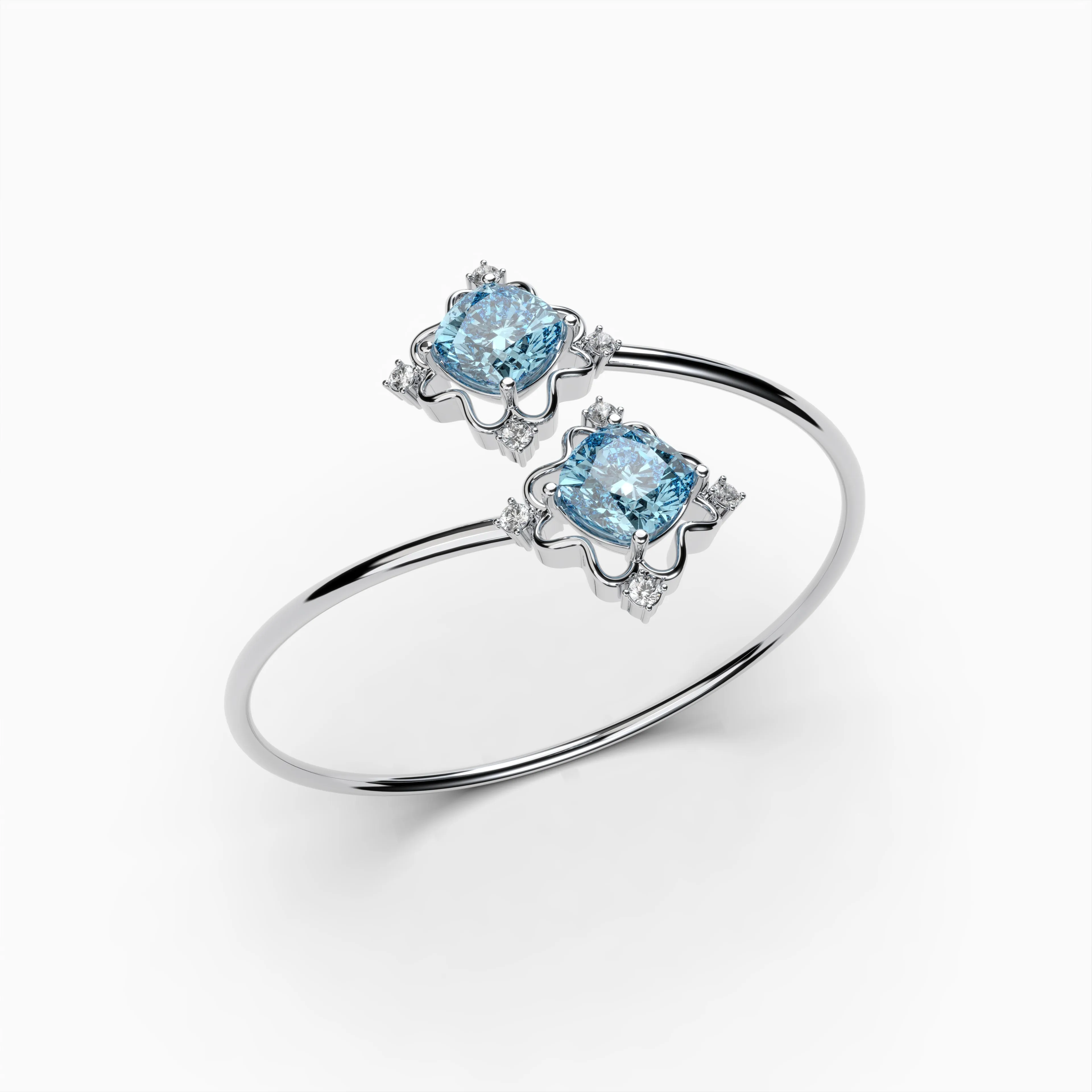 Natural Apatite Bangles - Sadie