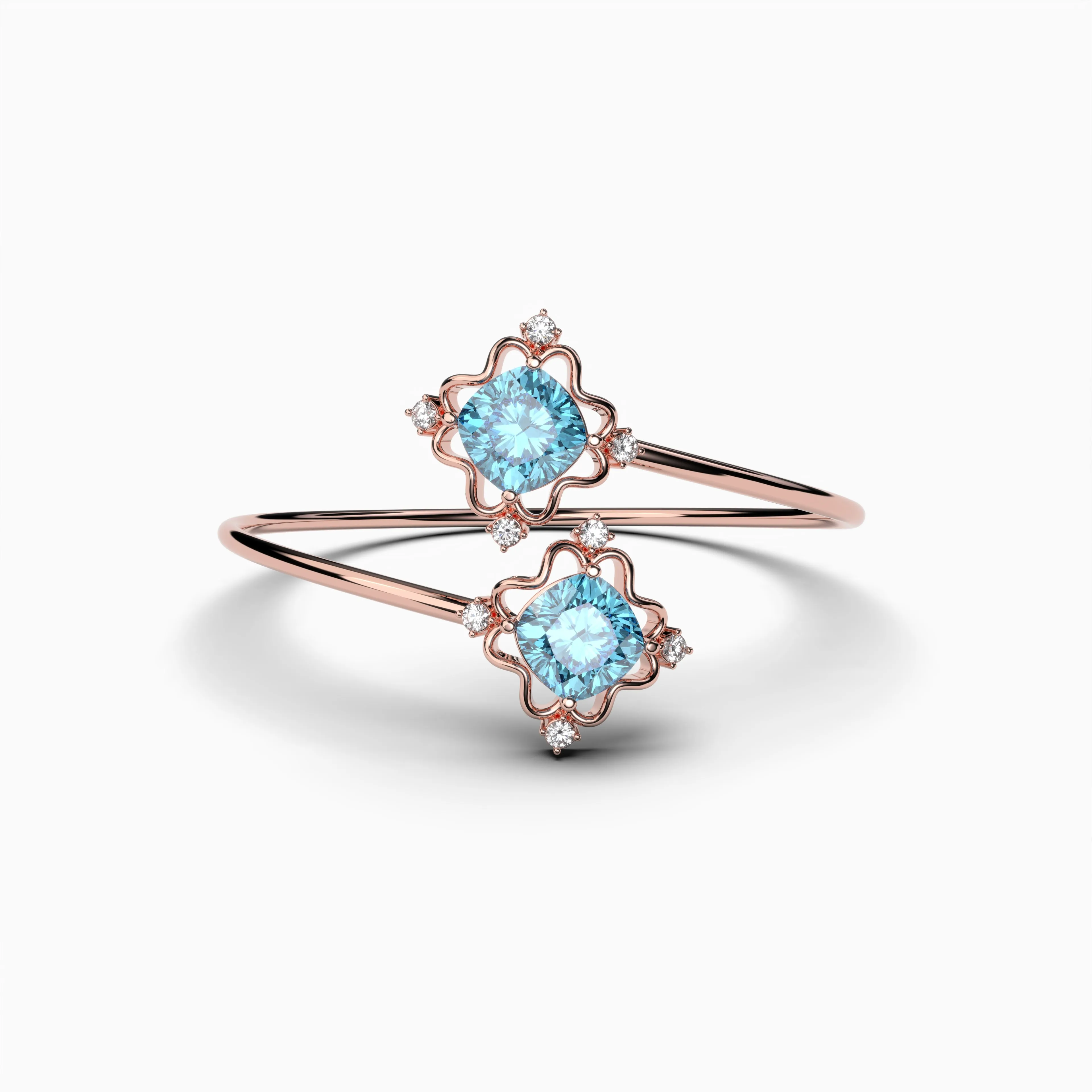 Natural Apatite Bangles - Sadie