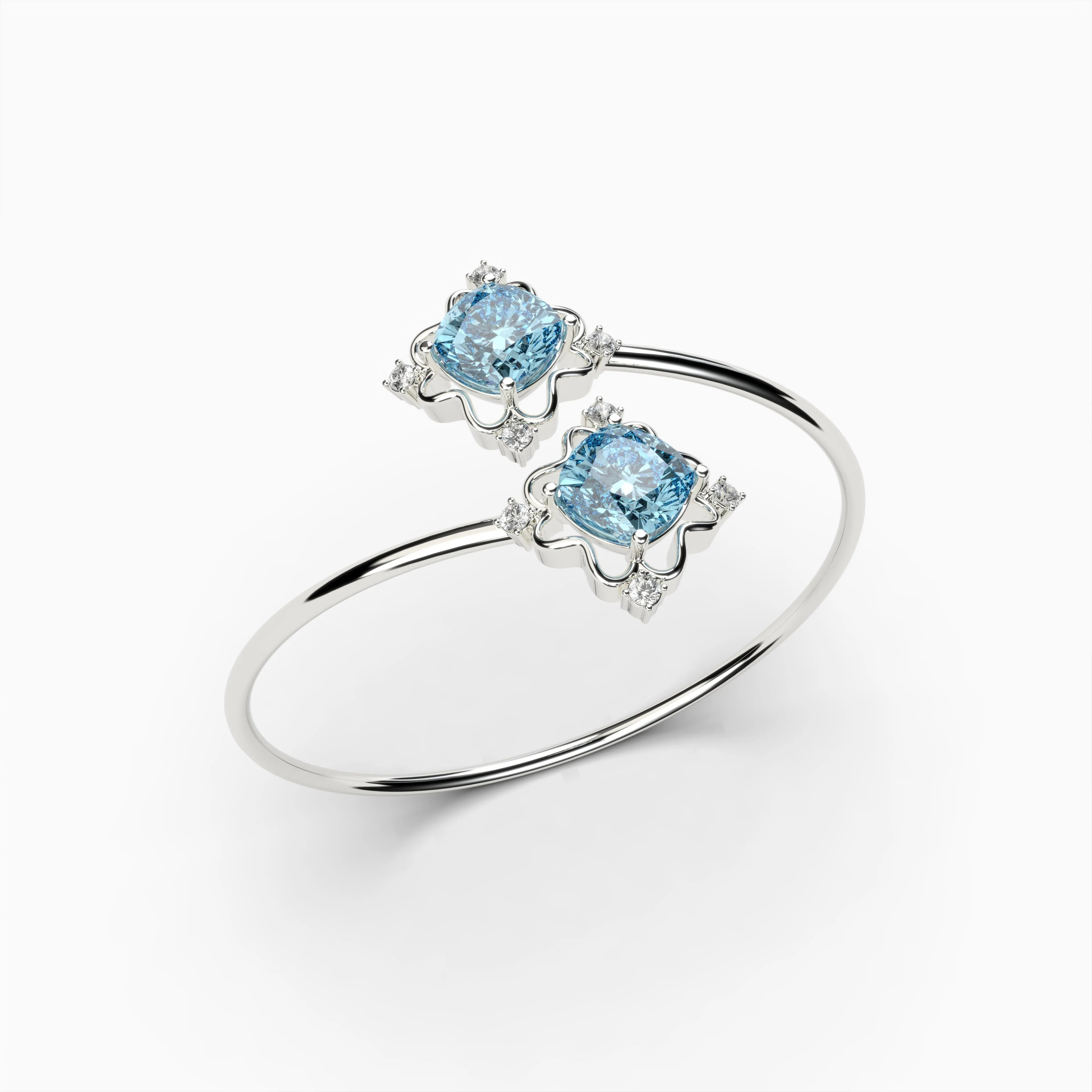 Natural Apatite Bangles - Sadie